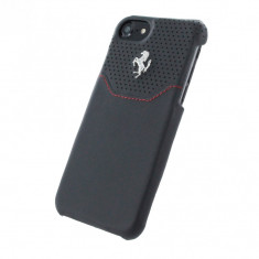 Husa de piele Ferrari Lusso Apple iPhone 7 Black foto