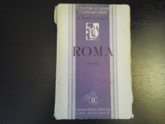 Roma - Poem - N. Davidescu, Fundatia Regele Carol II, 1936, 167 pag foto