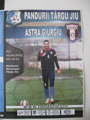 Pandurii Tg.Jiu-Astra Giurgiu (9 aprilie 2015) foto