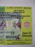CS Mioveni-Sepsi Sf.Gheorghe ( 26 noiembrie 2016)