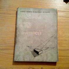 GEOMETRIE DESCRIPTIVA SI DESEN TEHNIC DE CONSTRUCTII - Vasile Iancau - 1975