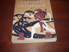 LEGENDELE OLIMPULUI. EROII ( editia1962, rara, ilustrata, format mai mare ) * foto