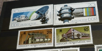 GERMANIA (DDR) 1980 &amp;ndash; TELECOMUNICATII, ARHITECTURA, serii MNH, VL1 foto
