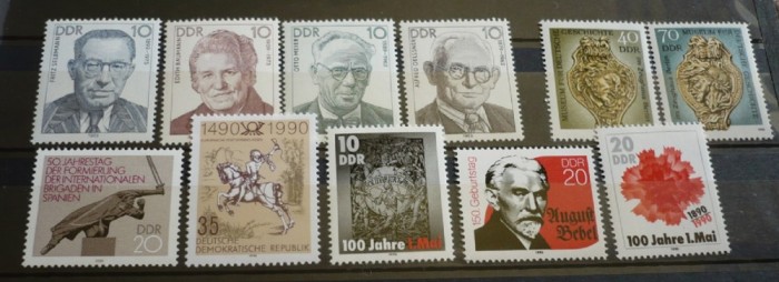 GERMANIA (DDR ) &ndash; ANIVERSARI, PERSONALITATI, serii MNH, VL2