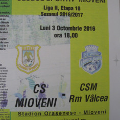 CS Mioveni-CSM Rm.Valcea (3 octombrie 2016)