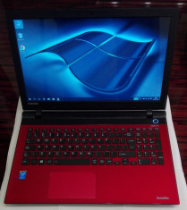 Toshiba L50 rosu-Intel i3 generatia 4,8GB ram,SSD 180GB-display 15,6 HD foto