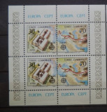 TURCIA 1982 &ndash; EUROPA CEPT, HARTA, bloc MNH, VL7, Nestampilat