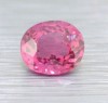 Safir Natural Roz Viu 0.36ct Ceylon, Netratat, Certificat, Taietura Ovala, Bijuterie Pietra Prețioasă Inel Pandantiv