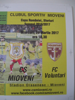 CS Mioveni-FC Voluntari (29 martie 2016) / Cupa Romaniei foto