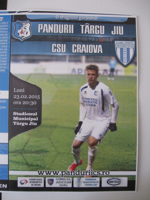 Pandurii Tg.Jiu-Universitatea Craiova (23 februarie 2015)