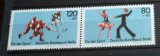 GERMANIA ( BERLIN ) 1983 &ndash; HOCHEI PE GHEATA, PATINAJ ARTISTIC, serie MNH, VL1, Nestampilat