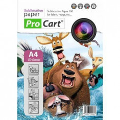 Consumabil Procart Top 50 coli hartie pentru sublimare A4 100g foto