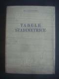 D. I. CIURILEANU - TABELE STADIMETRICE, Alta editura