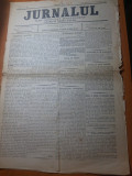 Ziarul jurnalul 18 octombrie 1895-ziar cu aparitie zilnica , roman,braila,iasi