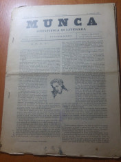 revista munca 15 aprilie 1894 anul 1,nr.3- nr. cu ocazia zilei de paste foto