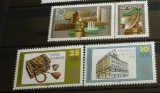 GERMANIA (DDR ) 1982 &ndash; TELECOMUNICATII, ARHITECTURA, serii MNH, VL2, Nestampilat