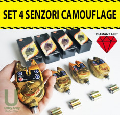 Set 4 senzori / avertizori Diamant ALB Camouflage TLI 01 foto