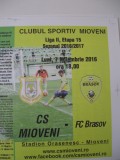 CS Mioveni-FC Brasov( 7 noiembrie 2016)