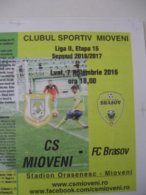 CS Mioveni-FC Brasov( 7 noiembrie 2016) foto