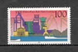 GERMANIA 1991 &ndash; PORTUL DUISBURG, timbru nestampilat, VL10