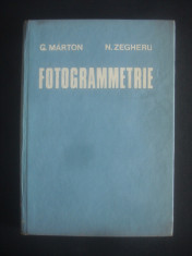 G. MARTON - FOTOGRAMMETRIE foto