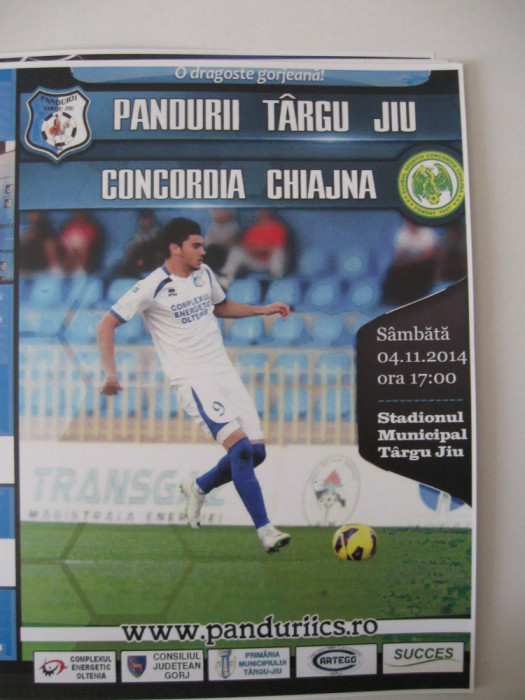 Pandurii Tg.Jiu-Concordia Chiajna (4 noiembrie 2014)