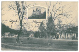 2050 - BRAN Castle, Brasov, Romania - old postcard - used - 1929, Circulata, Printata