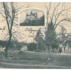 2050 - BRAN Castle, Brasov, Romania - old postcard - used - 1929