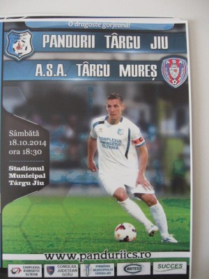 Pandurii Tg.Jiu-ASA Tg.Mures (18 octombrie 2014) foto