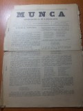 Revista munca 26 februarie 1894,anul 1,nr. 1 al revistei