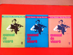 MANUAL DE VIOARA Ionel Geanta George Manoliu 3 volume+anexa la vol 3 foto