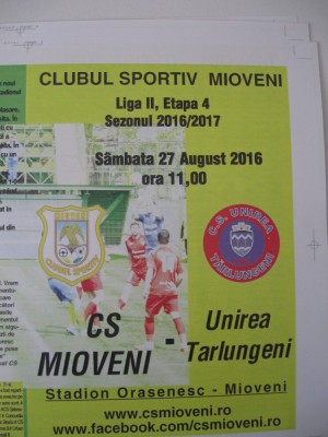 CS Mioveni-Unirea Tarlungeni ( 27 august 2016) foto