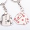 Set Breloc Pentru Cuplu / Indragostiti - Costume Traditionale Baiat Si Fata
