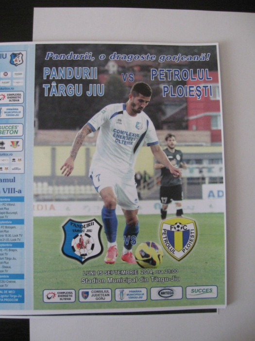 Pandurii Tg.Jiu-Petrolul Ploiesti (15 septembrie 2014)