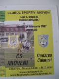 CS Mioveni-Dunarea Calarasi ( 24 februarie 2017)