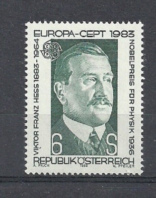 AUSTRIA 1983 &amp;ndash; LAUREAT PREMIUL NOBEL EUROPA CEPT, serie MNH, R2 foto