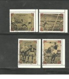 KOREA 1985 &ndash; FOTBAL, serie stampilata, VL24