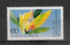 GERMANIA 1983 &ndash; EXPOZITIE DE FLORI PENTRU GRADINA, timbru nestampilat, VL3