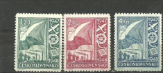 Cehoslovacia 1948 - PA RECONSTRUCTIA TARII, serie MNH, VL20 foto