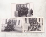 Bnk foto - Lot 3 fotografii elevi ai Liceului Militar iasi - 1940, Alb-Negru, Romania 1900 - 1950