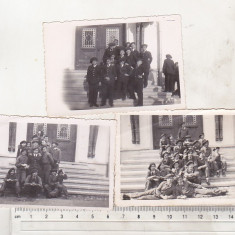 bnk foto - Lot 3 fotografii elevi ai Liceului Militar iasi - 1940