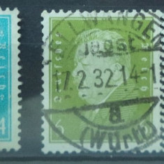 GERMANIA (REICH) 1931/32 –PRESEDINTI serii stampilate VL20