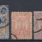 Danemarca secolul XIX 3 timbre de curier postal local stampilate