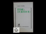 Ioan Flora Fise poetice Cartea Romaneasca 1982