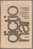 V.Bahnaru-Dictionar explicativ pentru elevi, Alta editura