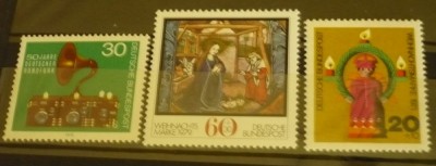 GERMANIA &amp;ndash; CRACIUN, ANIVERSARI, serii MNH, VL11 foto