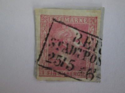GERMANIA PRUSSIA STATE PE FRAGMENT DE HIRTIE foto