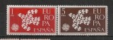 SPANIA 1961 &ndash; EUROPA CEPT, serie nestampilata VL17, Nestampilat