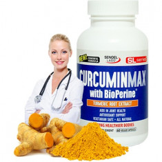 Curcumin Max 1300 Mg + Bioperina (Antiinflamator, Articulatii, Antioxidant) foto