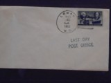 U.S.A - FDC - LAST DAY POST OFFICE - 1953 - NECIRCULAT ., America de Nord, Transporturi